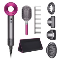 Фен Dyson Supersonic HD03 с чехлом, 4 насадками и расческами цвет фуксия
