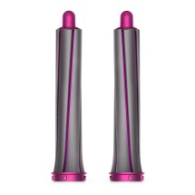 Длинные цилиндрические насадки 30 мм цвет фуксия