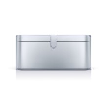 Чехол из экокожи цвет серебристый