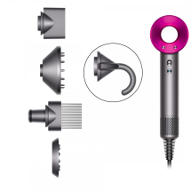 Фен Dyson Supersonic HD03 без чехла с 5 насадками цвет фуксия