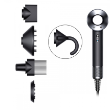 Фен Dyson Supersonic HD03 с 5 насадками цвет черный/серебристый