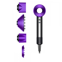 Фен Dyson Supersonic HD03 без чехла с 4 насадками цвет пурпурный