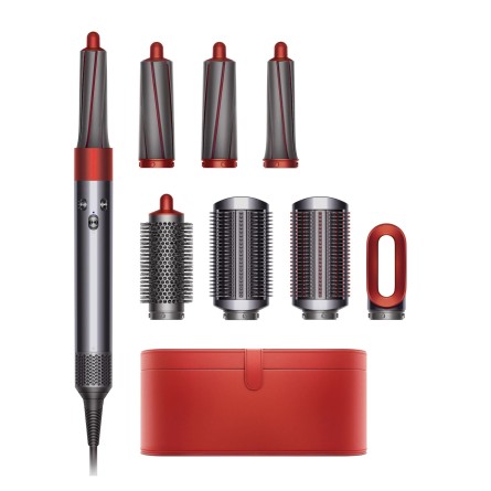 Стайлер Dyson Airwrap Hs01 с чехлом и 8-ю насадками (красный)