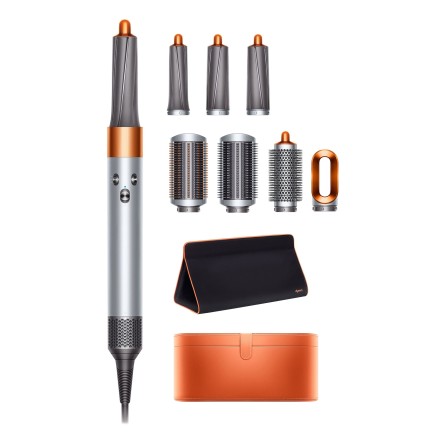 Стайлер для волос Dyson Airwrap HS01  с 8-ю насадками и набором фирменных чехлов (медный)