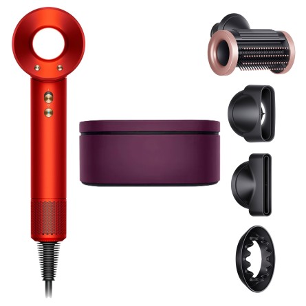 Фен Dyson Supersonic HD15 Topaz Orange в чехле с 4 насадками