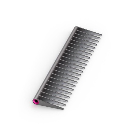 Расческа-гребень с редкими зубцами цвет фуксия