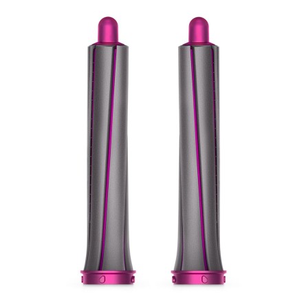 Длинные цилиндрические насадки 30 мм цвет фуксия