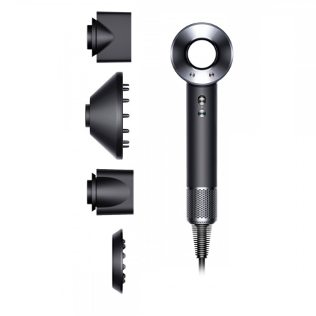 Фен Dyson Supersonic HD03 с 4 насадками цвет черный/серебристый